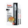 Pentel Stick Ballpoint Pen, .7mm, Black Ink, PK24 BK90ASW2